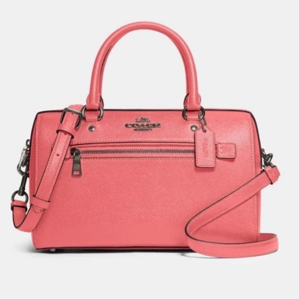 Coach Pink Lemonade Rowan Satchel